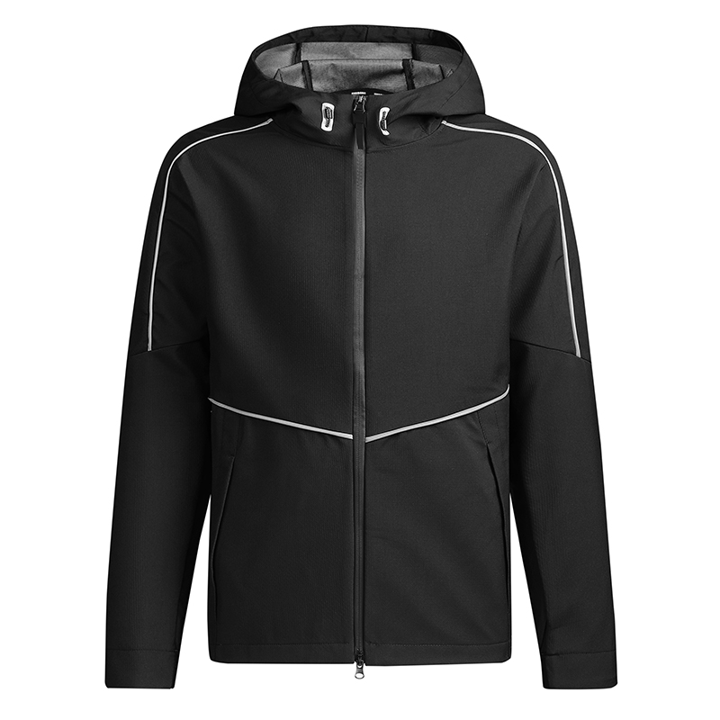 Men Lightweight Softshell Jacket Casual Long Sleeve Breathable Hooded Windbreaker Jacket Outdoor Sports Zip Up Coat - Image 2