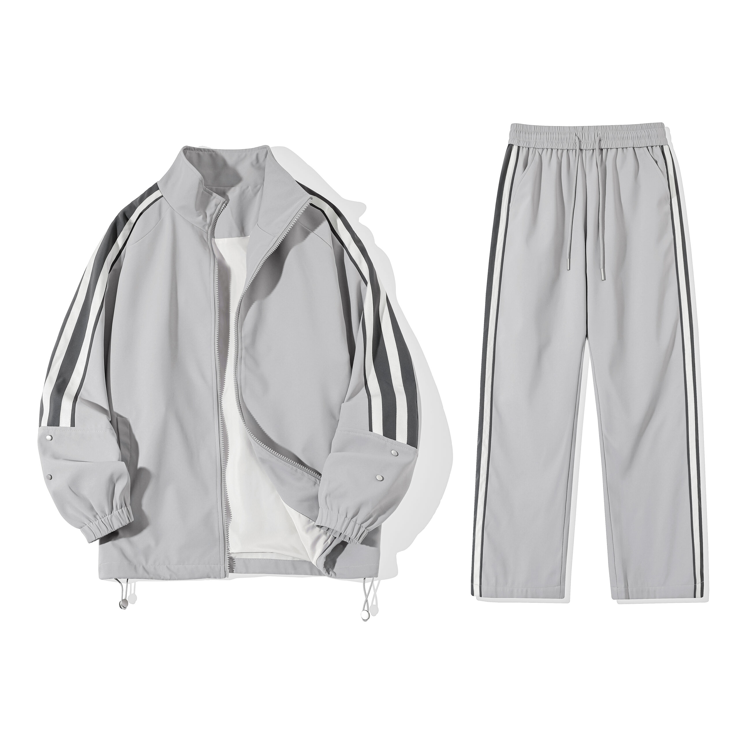 Men's Casual Sweatshirt and Sweatpants 2-Piece Set - Image 3