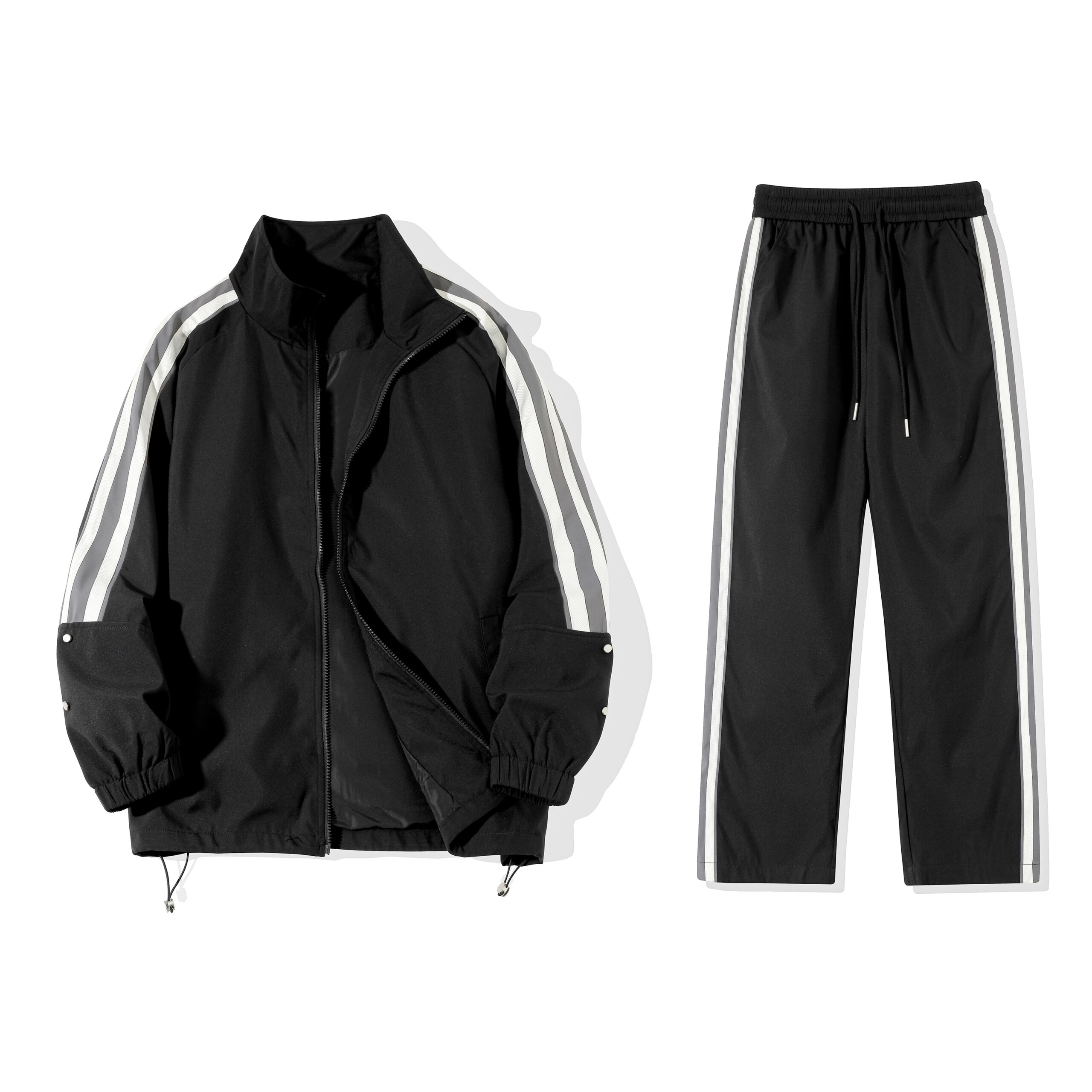 Men's Casual Sweatshirt and Sweatpants 2-Piece Set - Image 2